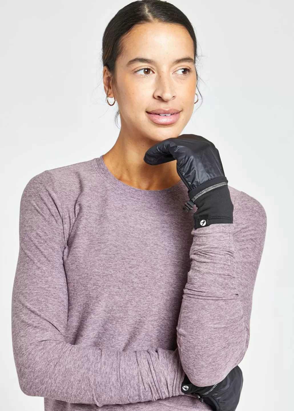 Oiselle Bad Weather Gloves Black Outlet