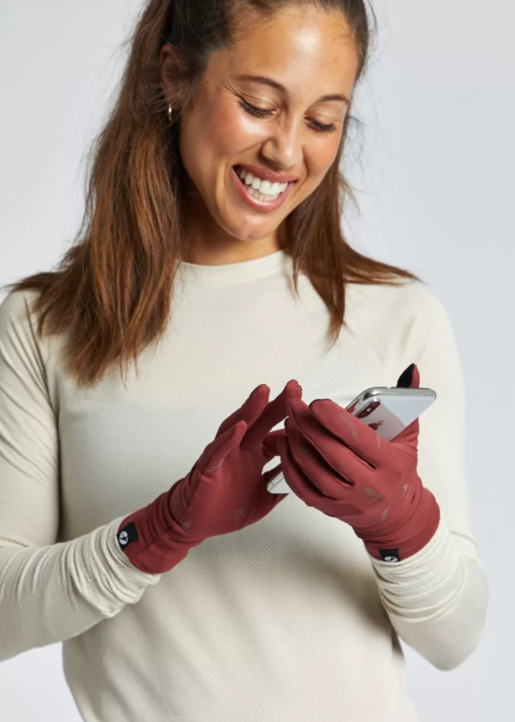 Oiselle Firecracker Reflective Gloves Online