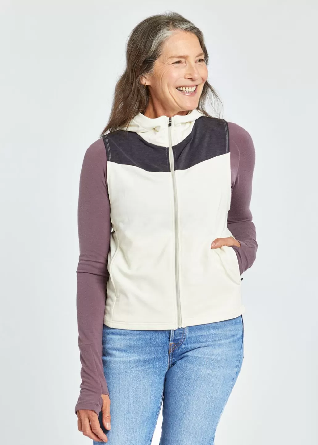 Oiselle Kara Full Zip Vest Clearance