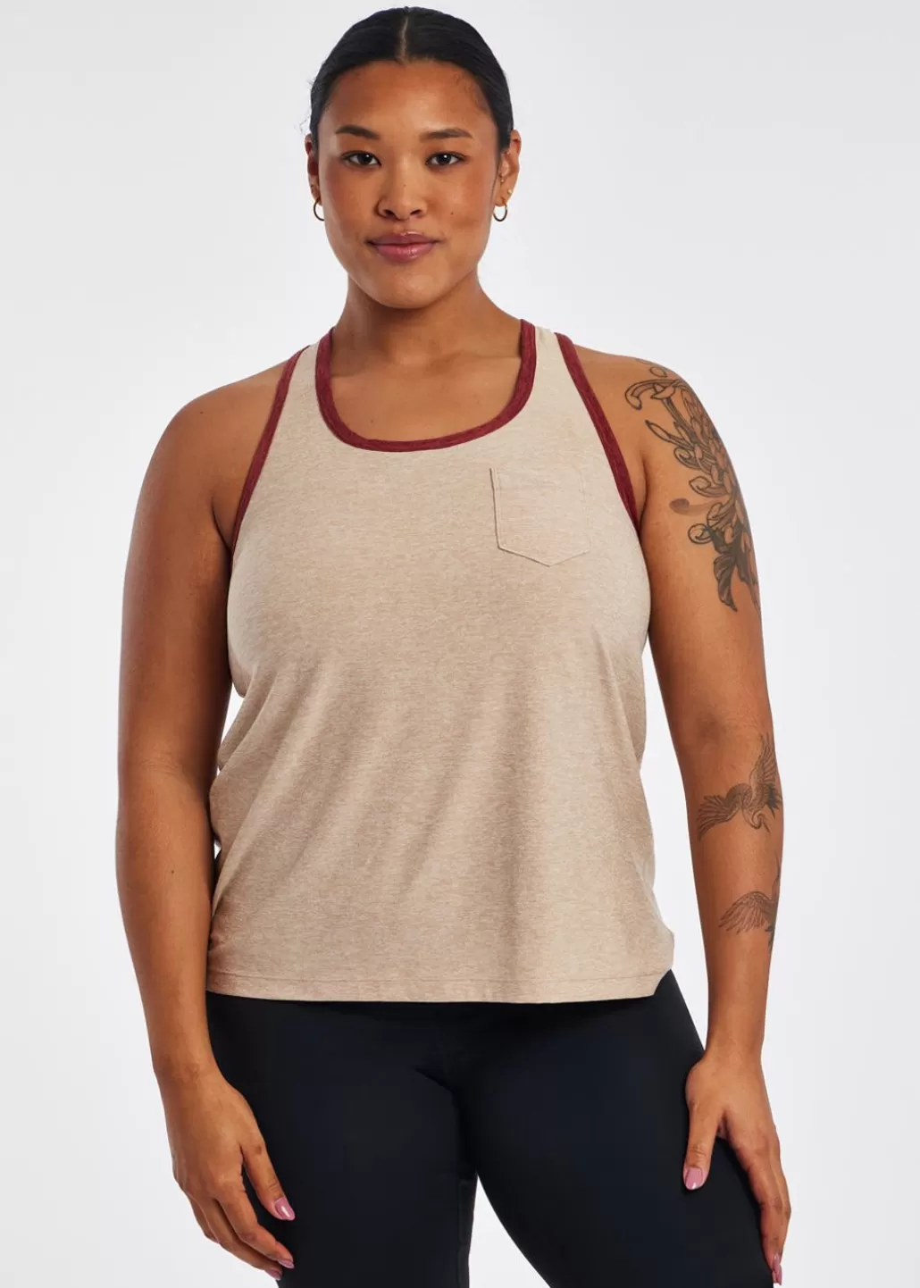 Oiselle Light Lux Boxy Tank New