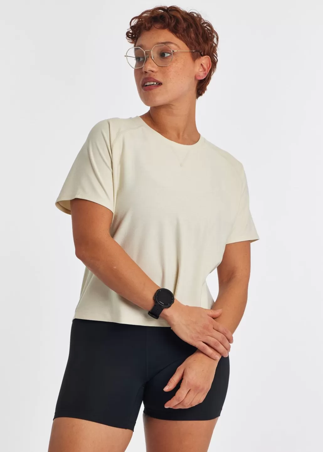 Oiselle Lux Boxy Short Sleeve New