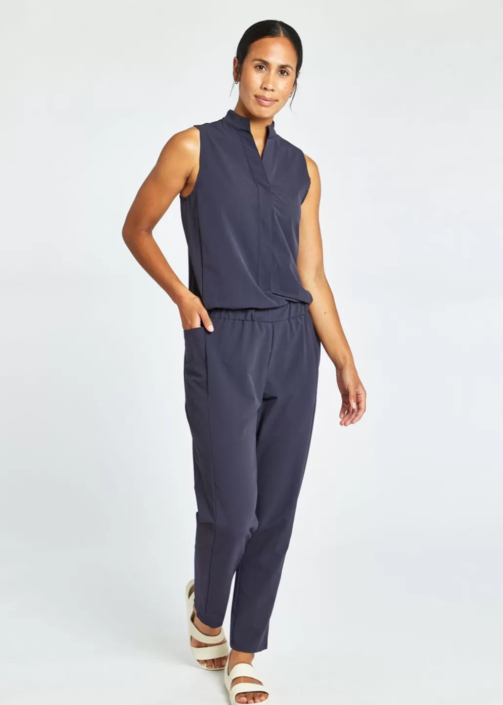 Oiselle Utility Jumpsuit Obsidian Best Sale