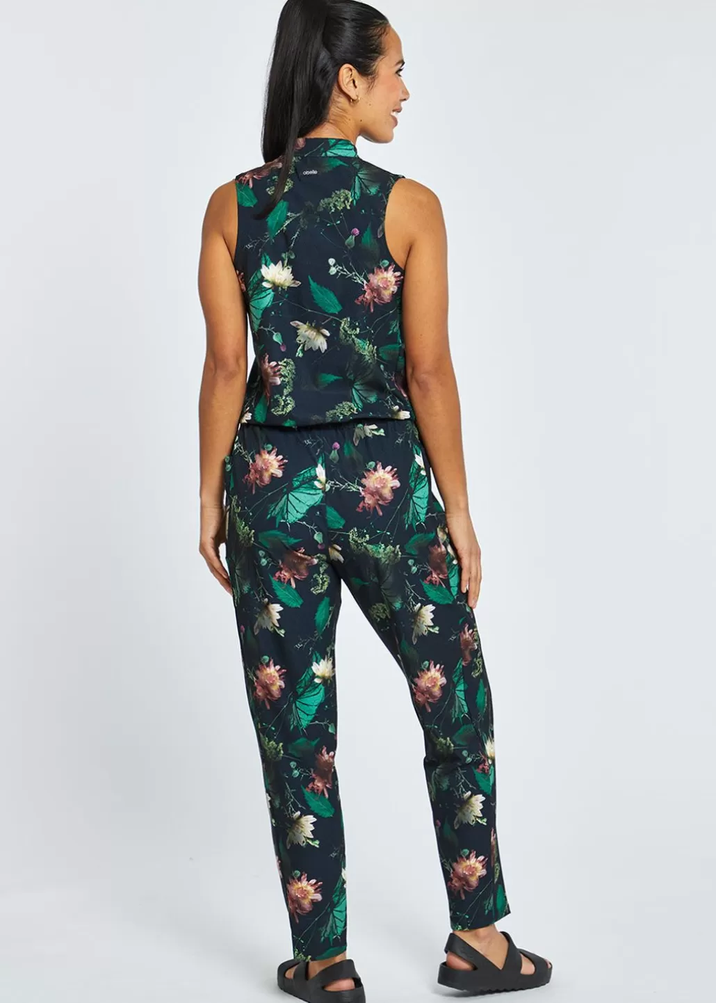 Oiselle Utility Jumpsuit Moody Floral Online